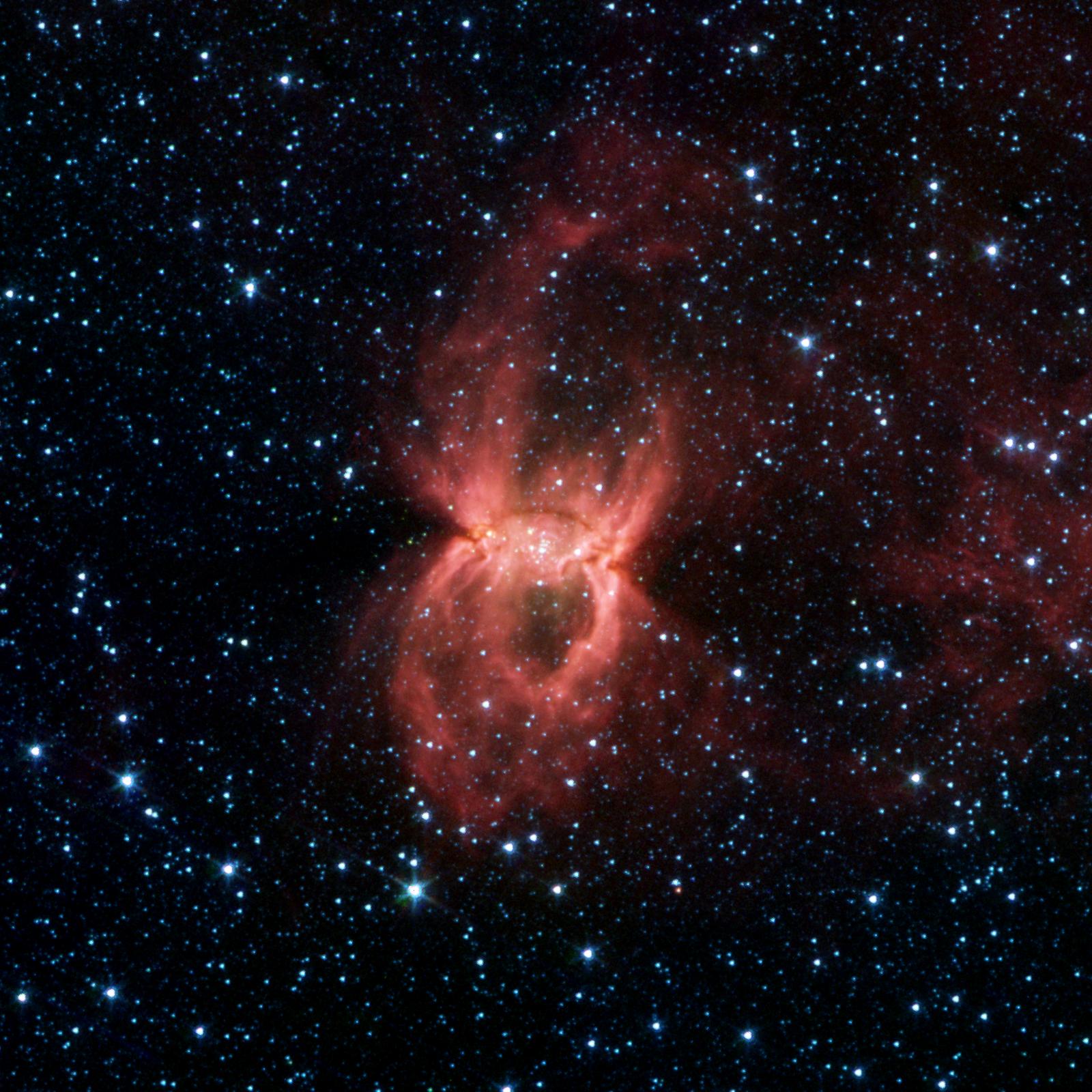 NASA「ブラックウィドウ星雲 - 塵の中に隠れる赤いクモ」のサムネイル画像