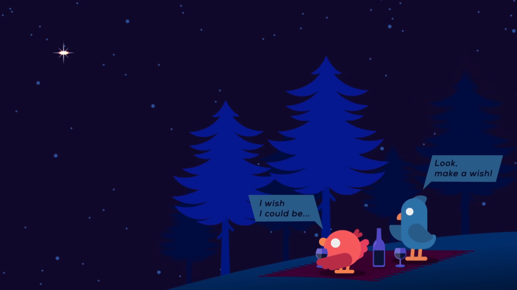 Kurzgesagt「宇宙からの死撃 — ガンマ線バーストの解説」動画の一場面