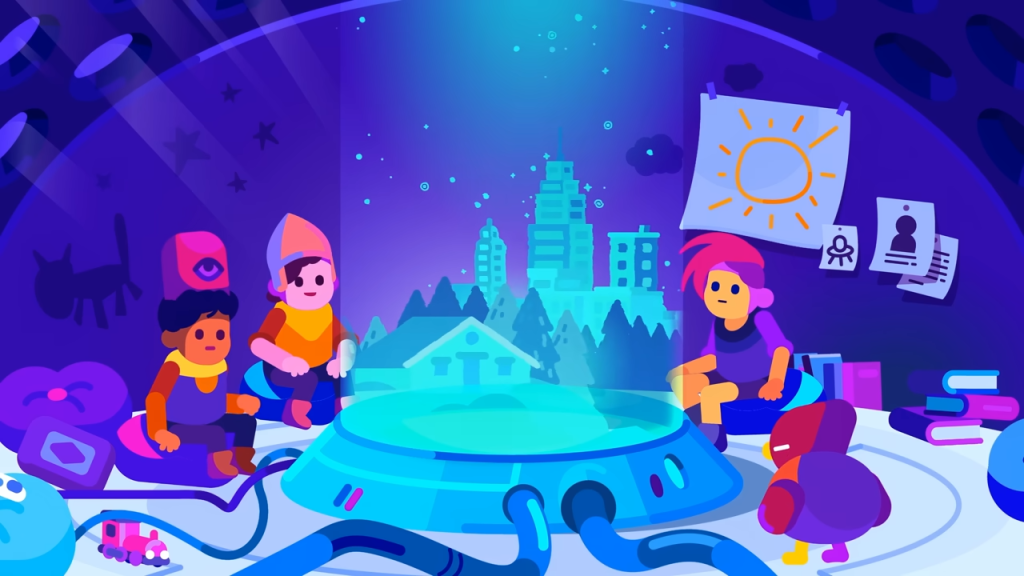 Kurzgesagt「地球が太陽系から追い出されたら？自由浮遊惑星」動画の一場面