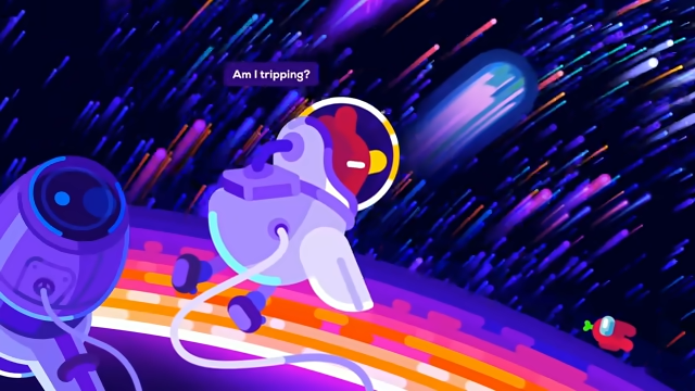 Kurzgesagt「ブラックホールに落ちたらどうする?」動画の一場面