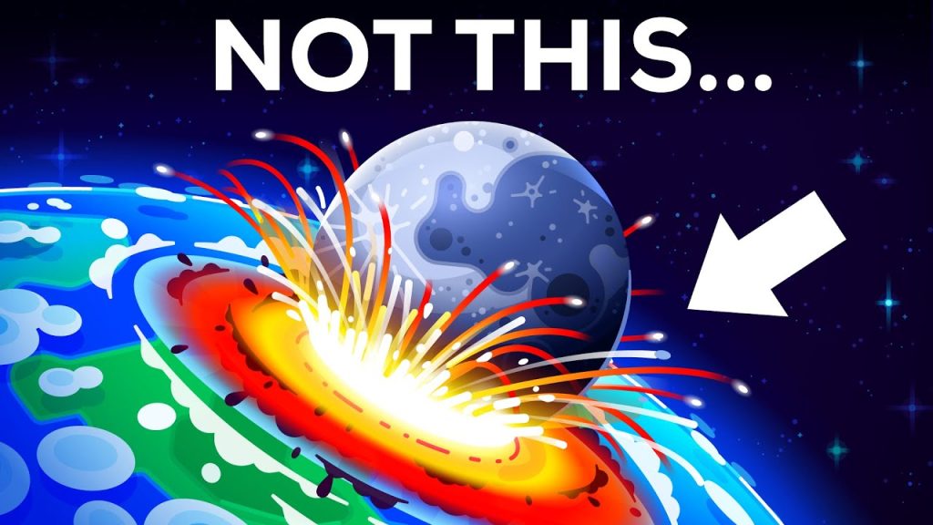 Kurzgesagt「月が地球に衝突したらどうなる？」のサムネイル画像