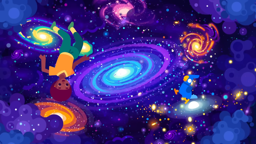 Kurzgesagt「あなたは自分がいると思っている場所にいない」動画の一場面