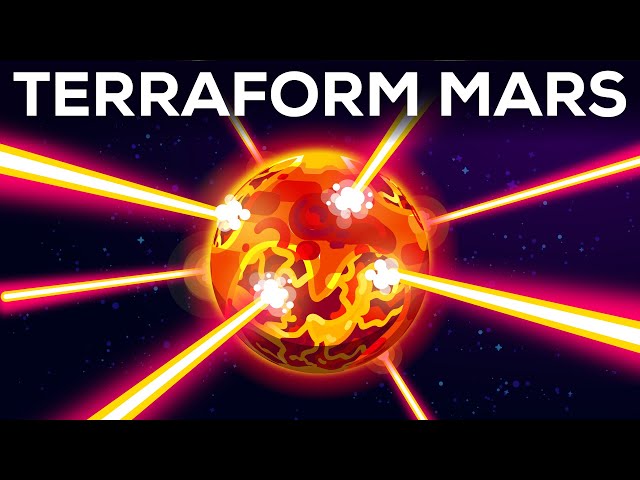 Kurzgesagt「火星を地球化する方法 – レーザーを使用」のサムネイル画像