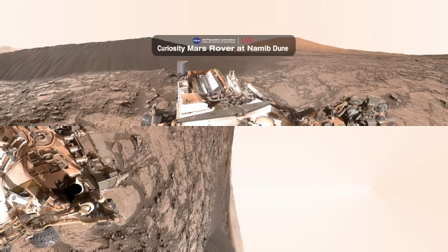 「自分で視点操作！火星の360度映像」のサムネイル画像
