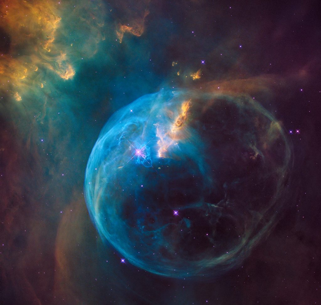 NASA「泡状星雲（NGC 7635） - 誕生日の泡」のサムネイル画像