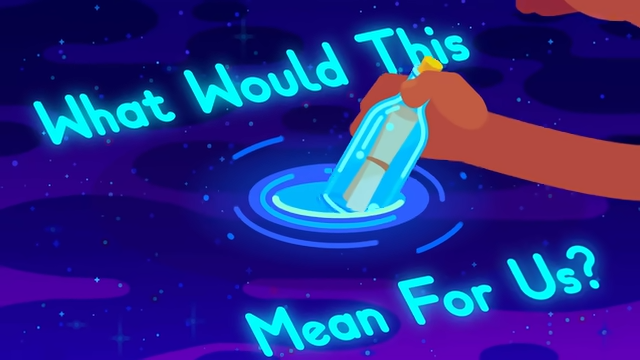 Kurzgesagt「天の川には何千ものエイリアン帝国が存在する」動画の一場面