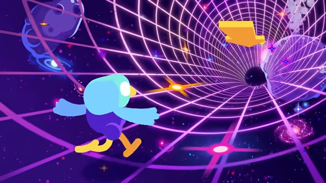 Kurzgesagt「このブラックホールは宇宙より大きい可能性がある」動画の一場面