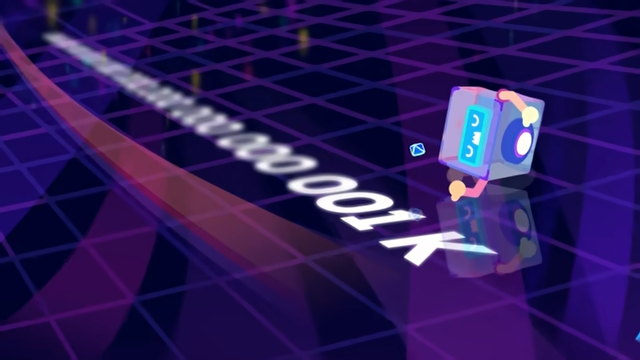 Kurzgesagt「宇宙の終焉を生き延びる『抜け穴』を発見した」動画の一場面